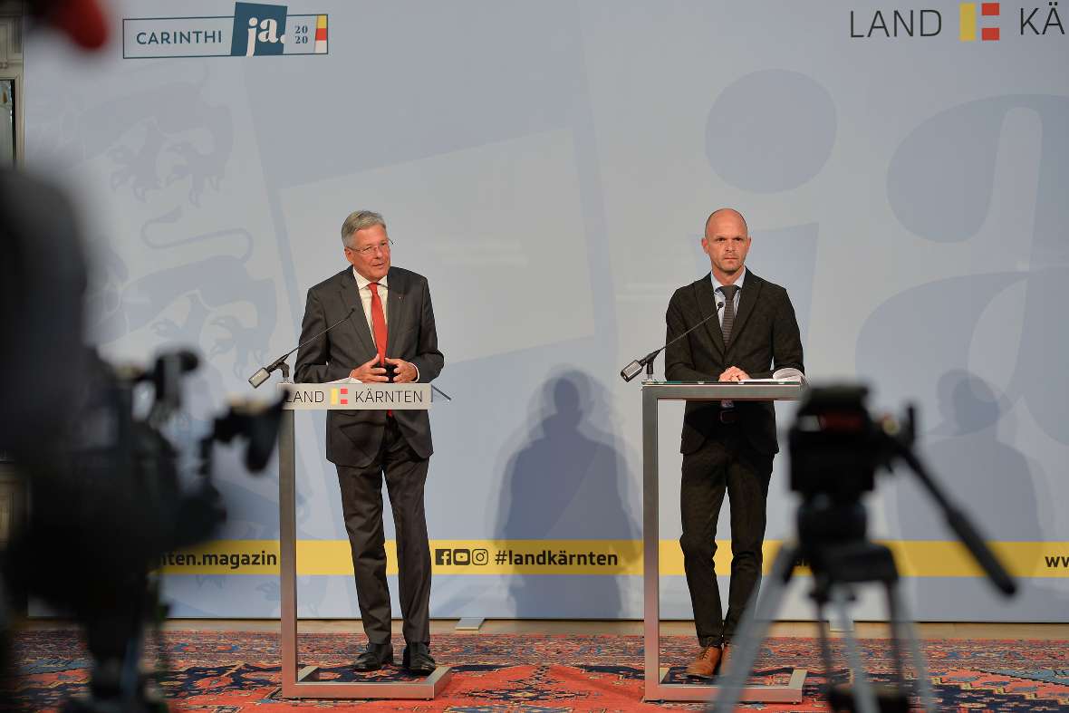 LPD KŠrnten/ Helge Bauer 
Pressekonferenz "Schulstart 2020/2021Ò