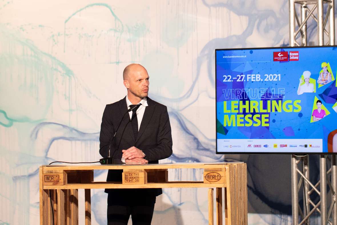 Eröffnung Virtuelle Lehrlingsmesse 2021 in Klagenfurt