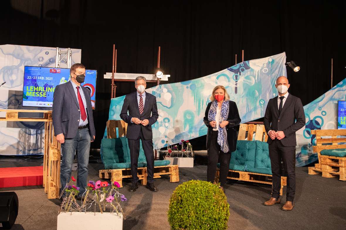 Eröffnung Virtuelle Lehrlingsmesse 2021 in Klagenfurt